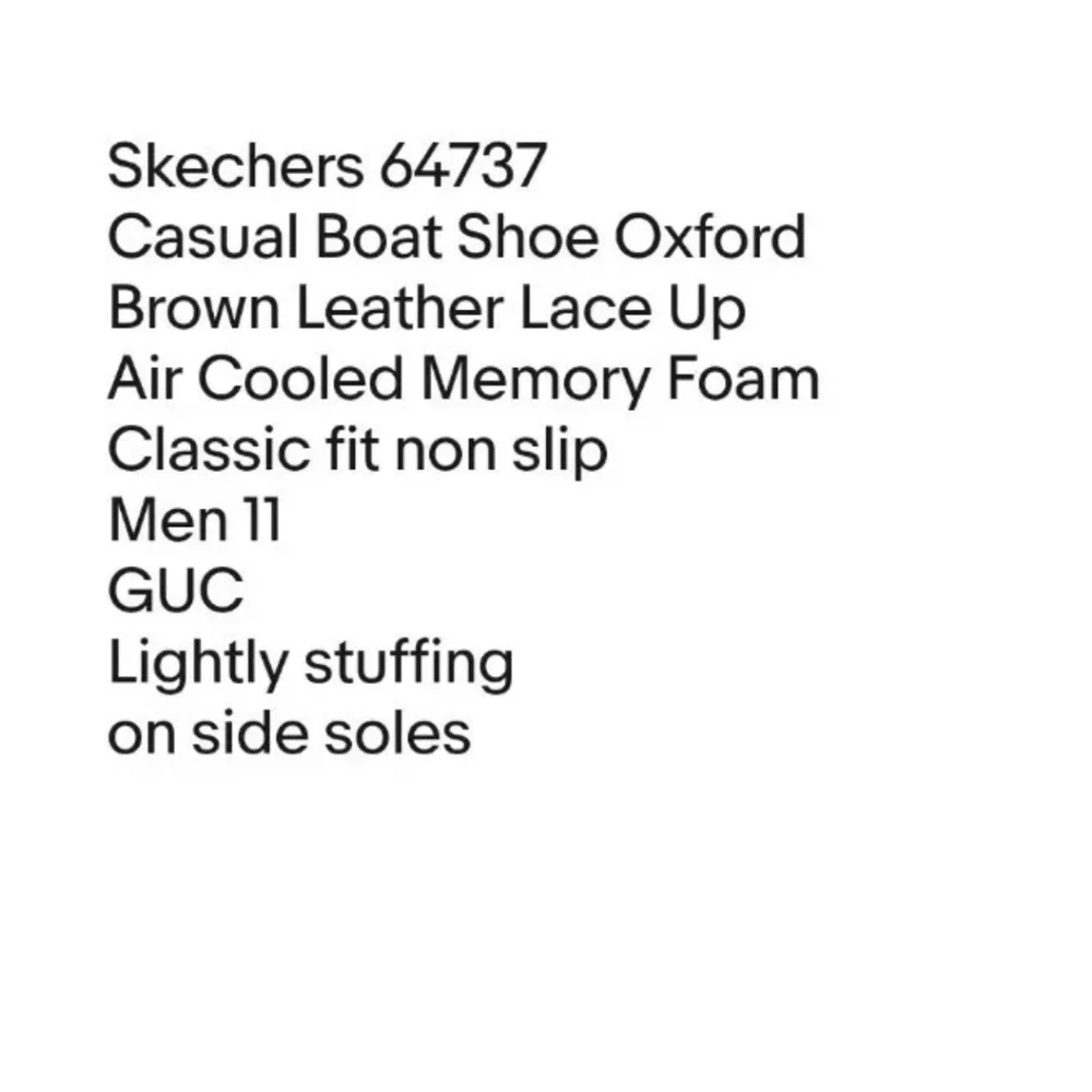 Skechers Loafer Shoe Oxford Brown Leather Lace Up Air Cool Memory Foam Men 11